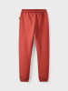 name it 2-er Set Basic Jogginghose Sweatpants Gefüttert NKMSWEAT in Schwarz-Rot