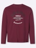 WITT WEIDEN Langarm-Shirt in bordeaux-bedruckt