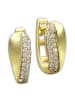 GoldDream Ohrringe Gold 333 Gelbgold - 8 Karat Glamour Creolen