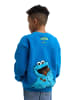 Carlo Colucci Sweatshirt Decker in Blau