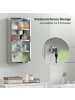 HOMCOM Medizinschrank in Silber 30L x 12B x 60H cm