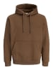 Jack & Jones Kapuzenpullover in Cocoa