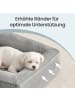 Feandrea Hundebett Blomfy in Hellgrau - (B)76 x (H)16 x (T)51 cm