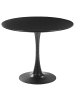 Beliani Esszimmertisch BOCA in Schwarz - (W) 90 x (H) 73 x (L) 90 cm
