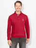 hajo Langarm-Poloshirt in kirsche