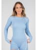 Gorilla Wear Nahtloses Langarmshirt - Selah - Blue clair