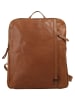 SPIKES & SPARROW Rucksack echt Leder in cognac