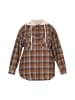 ROCKEASY Women Plus Size Jacket in Brown
