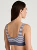 Calida Bustier in cobalt blue print