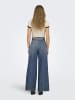 ONLY Jeans mit weitem Bein in Medium Blue Denim