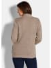 GOLDNER Langarm Melange-Cardigan, flauschig in beige / gemustert