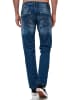 Rusty Neal Jeans Hose "RUBEN" Komfort Straight Fit in Dunkel Blau