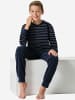 Schiesser Pyjama Nightwear 2 in Dunkelblau