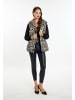 faina Damen Wattierte Weste in Beige Leo