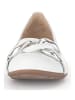 Gabor Ballerinas in Weiß/Silber