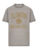 F4NT4STIC Oversize T-Shirt US National Parks Yellowstone Wyoming in Asphalt