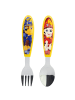 Paw Patrol Paw Patrol Kinderbesteck Set 2-teilig – Löffel & Gabel mit in Gelb