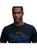 Superdry T-Shirt 1er Pack in Dunkelblau