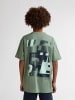 Petrol Industries T-Shirt mit Rückenprint Charro in Grün