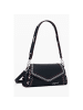 Desigual Schwarze Polyurethan-Tasche