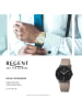 Regent Analog-Armbanduhr Regent Lederarmband braun mittel (ca. 39mm)