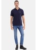 Lerros Poloshirt Basic in Grau / dunkelblau