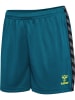 Hummel Hummel Shorts Hmlauthentic Multisport Damen Atmungsaktiv Feuchtigkeitsabsorbierenden in BLUE CORAL