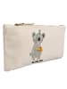 Mr. & Mrs. Panda Schminktasche Koala Geschenk ohne Spruch in Weiß