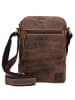 Greenburry Vintage Umhängetasche Leder 20 cm in brown