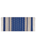 Beliani Kurzflor KONDHALI in Blau/Beige - (W) 80 x (H) 3 x (L) 150 cm