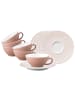 Seltmann Weiden 6er Set Teetassen mit Untertassen Life Fashion 140 ml in Posh Rose