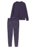 Schiesser Pyjama Selected Premium Warming in Indigo
