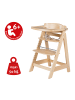 roba Treppenhochstuhl 'Sit Up FUN' - inkl abnehmbarem Essbrett & Bügel - Natur