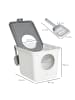 Pawhut Katzentoilette 44L x 55B x 39H cm