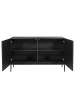 home24 Sideboard IKON 120 cm in Paulownia Schwarz