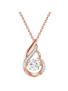 Rafaela Donata Kette mit Anhänger Sterling Silber roségold Zirkonia weiß in roségold