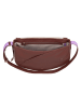 DuDu Formentera Schultertasche Leder 34 cm in chocolate brown