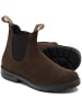 Blundstone Chelsea Boot "#2410 Brown Suede (Originals Series)" in Braun