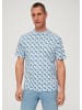 s.Oliver T-Shirt kurzarm in Blau