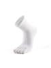 MUNADUNA Yoga-/Pilates-Zehensocken Anti-Rutsch in Weiß