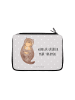 Mr. & Mrs. Panda Bleistiftetui Otter Muschel mit Spruch in Grau Pastell