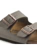 Birkenstock Pantoletten Arizona BF Nubuk in Grau