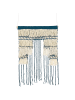 Beliani Wandbehang NADRA in Blau - (W) 51 x (H) 77 x (L) 1 cm