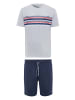 Threadbare Schlafanzug Jonas PJ Set in Grau