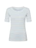 MARC CAIN SPORTS  Shirt in hellblau weiß