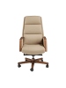 Angel Cerdá Büro-Drehstuhl 4213 in Walnuss / Nerz – (B)68 x (H)70 x (T)120 cm