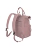 travelite Basics Short Handle - Rolltop Rucksack 46 cm erw. (black) in smokey rose
