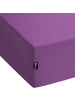 Beliani Bettlaken JANBU in Violett - (W) 200 x (H) 30 x (L) 200 cm