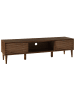 Beliani TV-Möbel KAYAN in Braun - (W) 160 x (H) 46 x (L) 40 cm