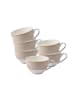 Ritzenhoff & Breker 6er Set Kaffeetassen Geo in 250 ml in beige